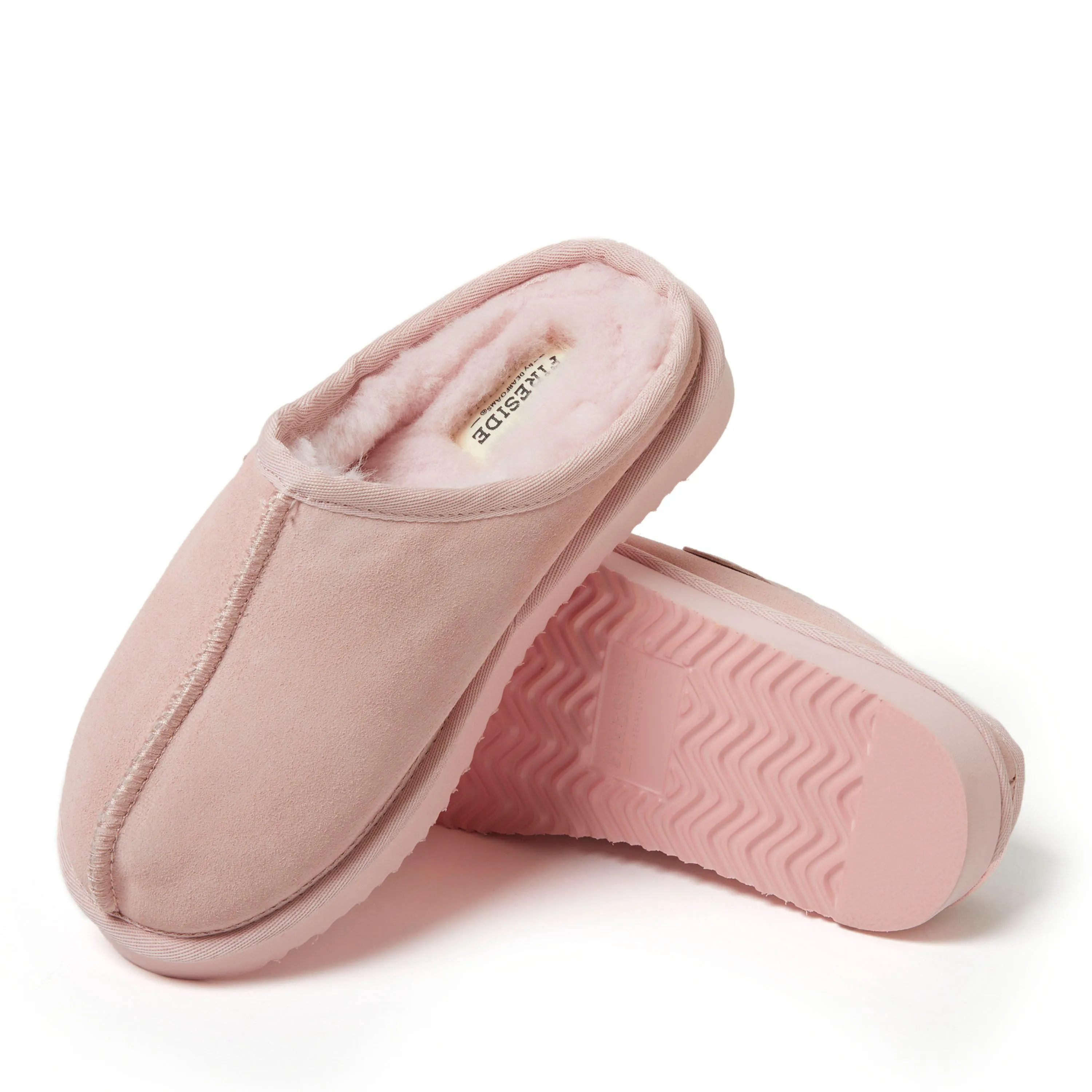 Fireside By Dearfoams Women's Greta Genuine Shearling Clog