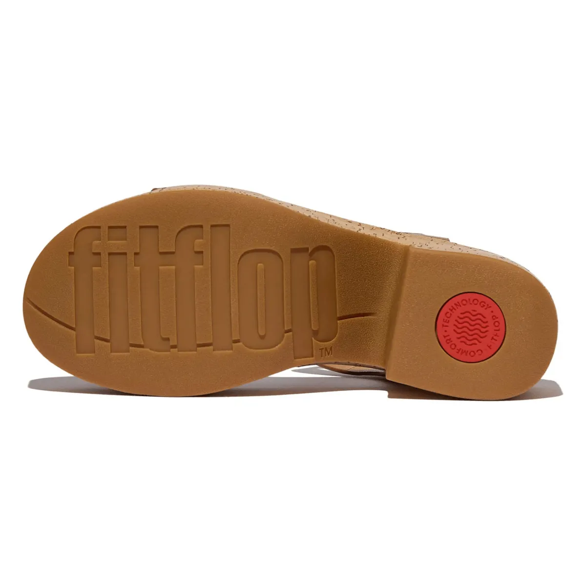 FitFlop Women's PlatFForms Ankle-Strap Deep Tan Leather