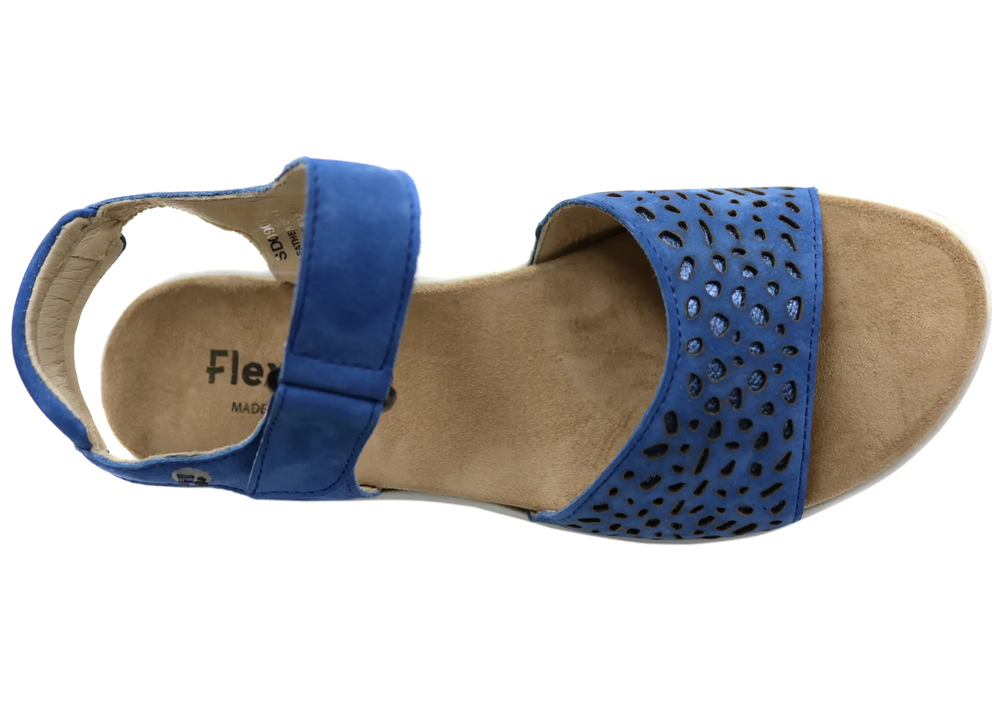 Flex & Go Breza Womens Comfortable Leather Sandals Made In Portugal Flex & Go Shoes