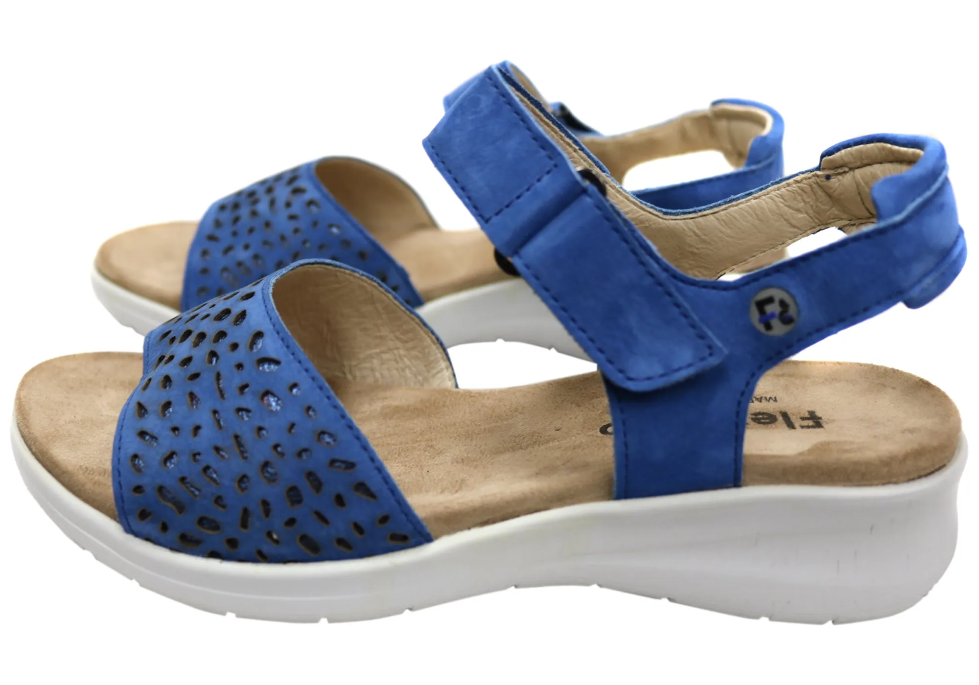 Flex & Go Breza Womens Comfortable Leather Sandals Made In Portugal Flex & Go Shoes