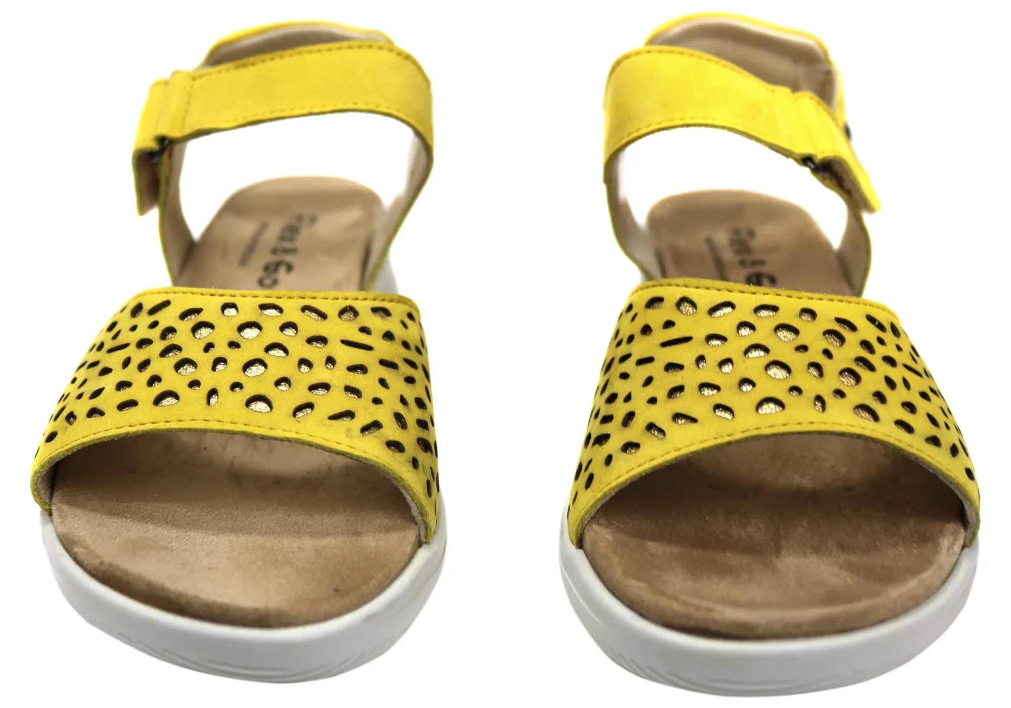 Flex & Go Breza Womens Comfortable Leather Sandals Made In Portugal Flex & Go Shoes