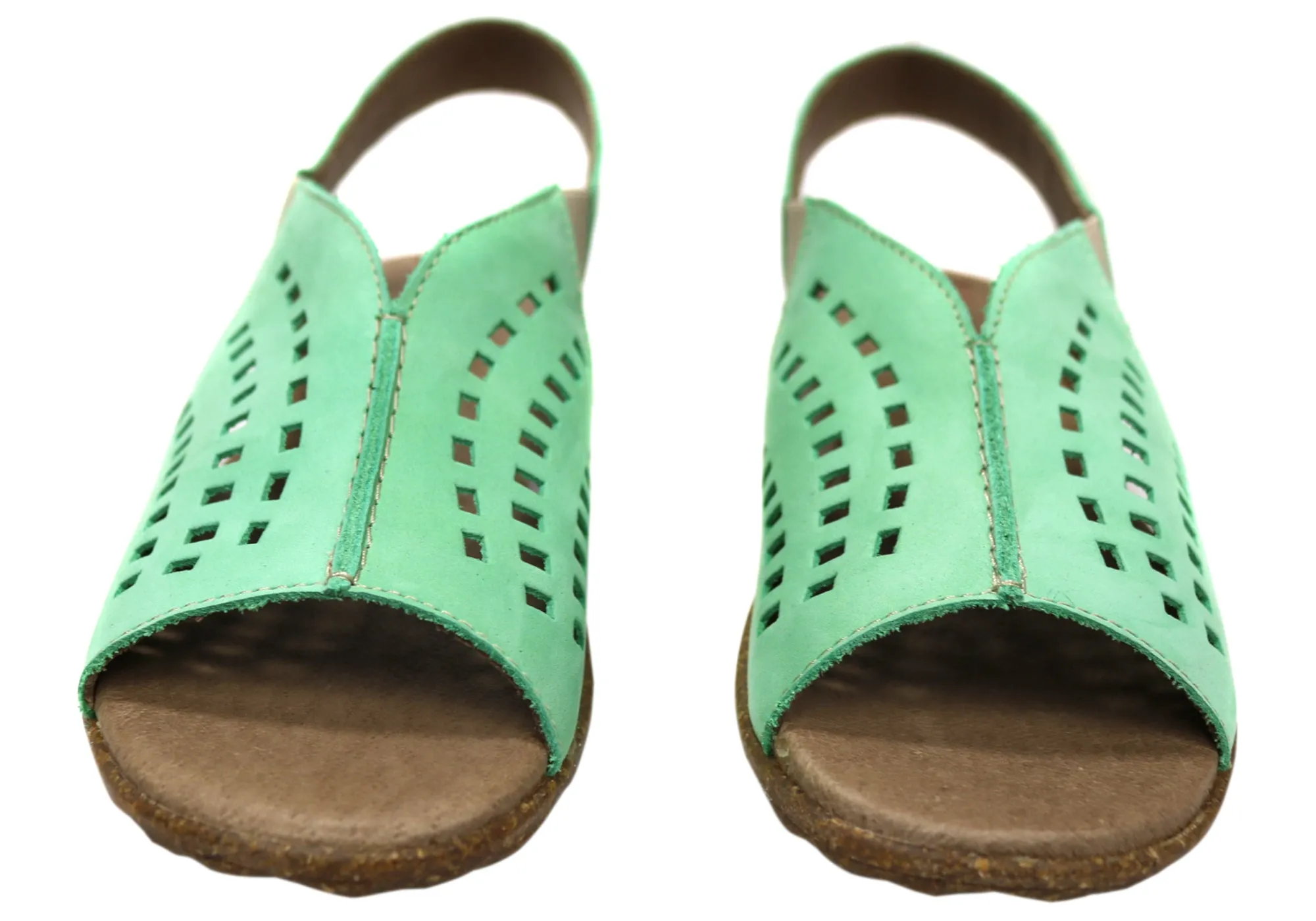 Flex & Go Rochela Womens Comfortable Leather Sandals Made In Portugal Flex & Go Shoes