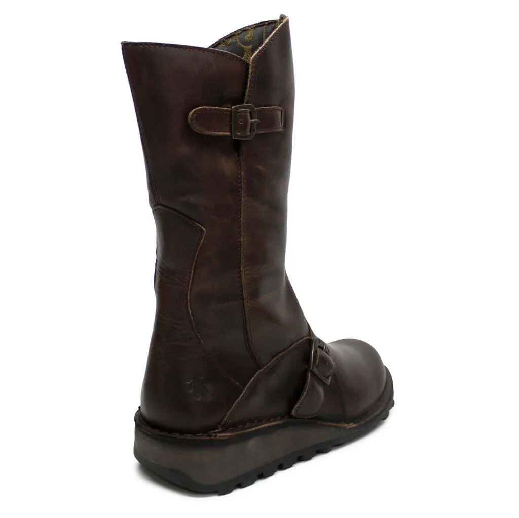 Fly London Mes Leather Women's Mid Calf Boots