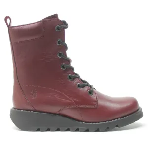 Fly London Silf015Fly Leather Women's Wedge Ankle Boots