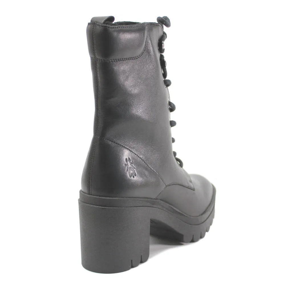 Fly London Tiel642Fly Leather Women's Block Heel Ankle Boots