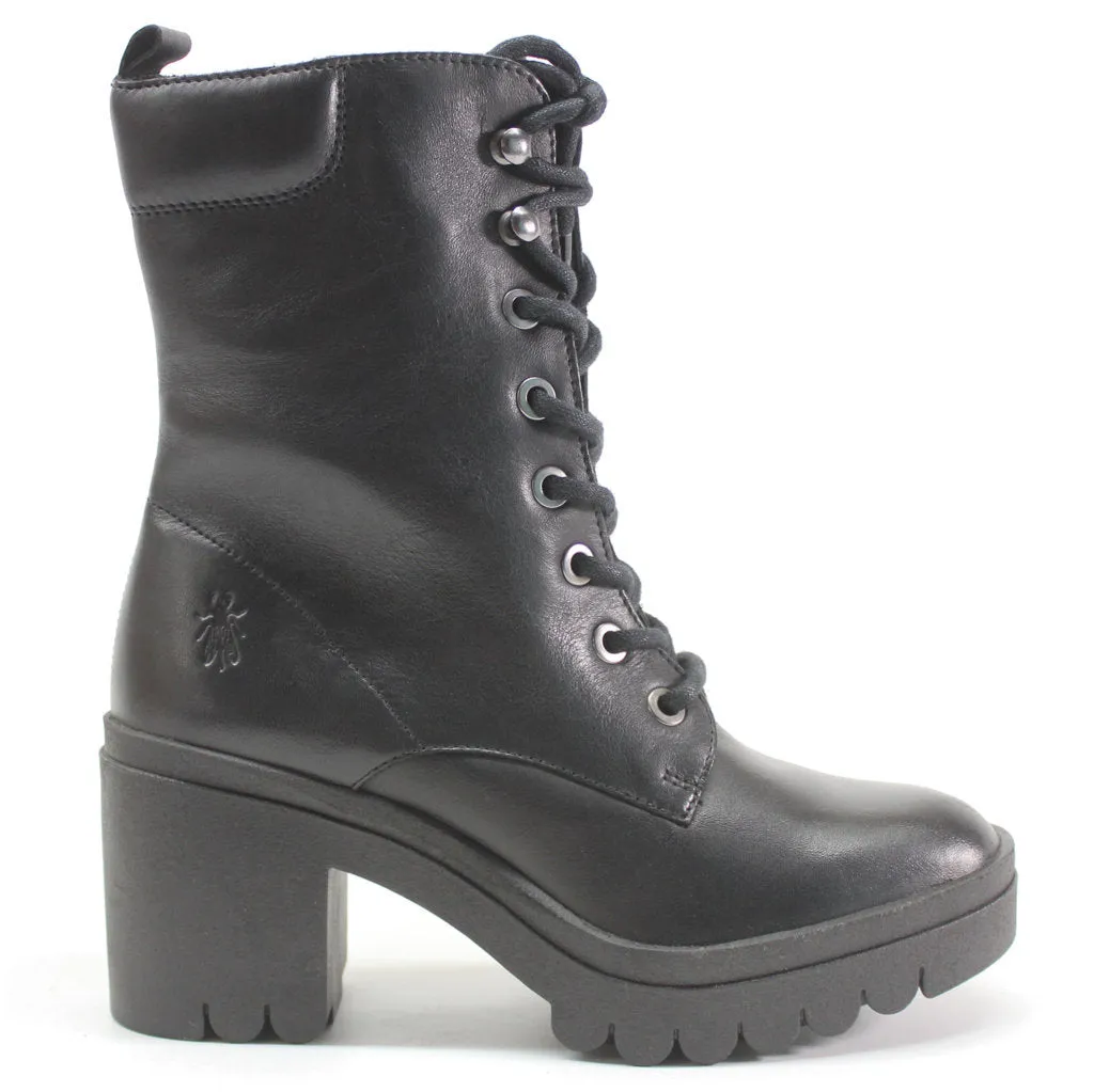 Fly London Tiel642Fly Leather Women's Block Heel Ankle Boots