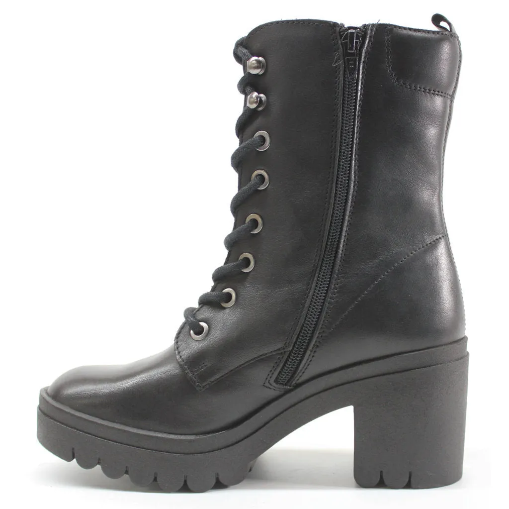 Fly London Tiel642Fly Leather Women's Block Heel Ankle Boots