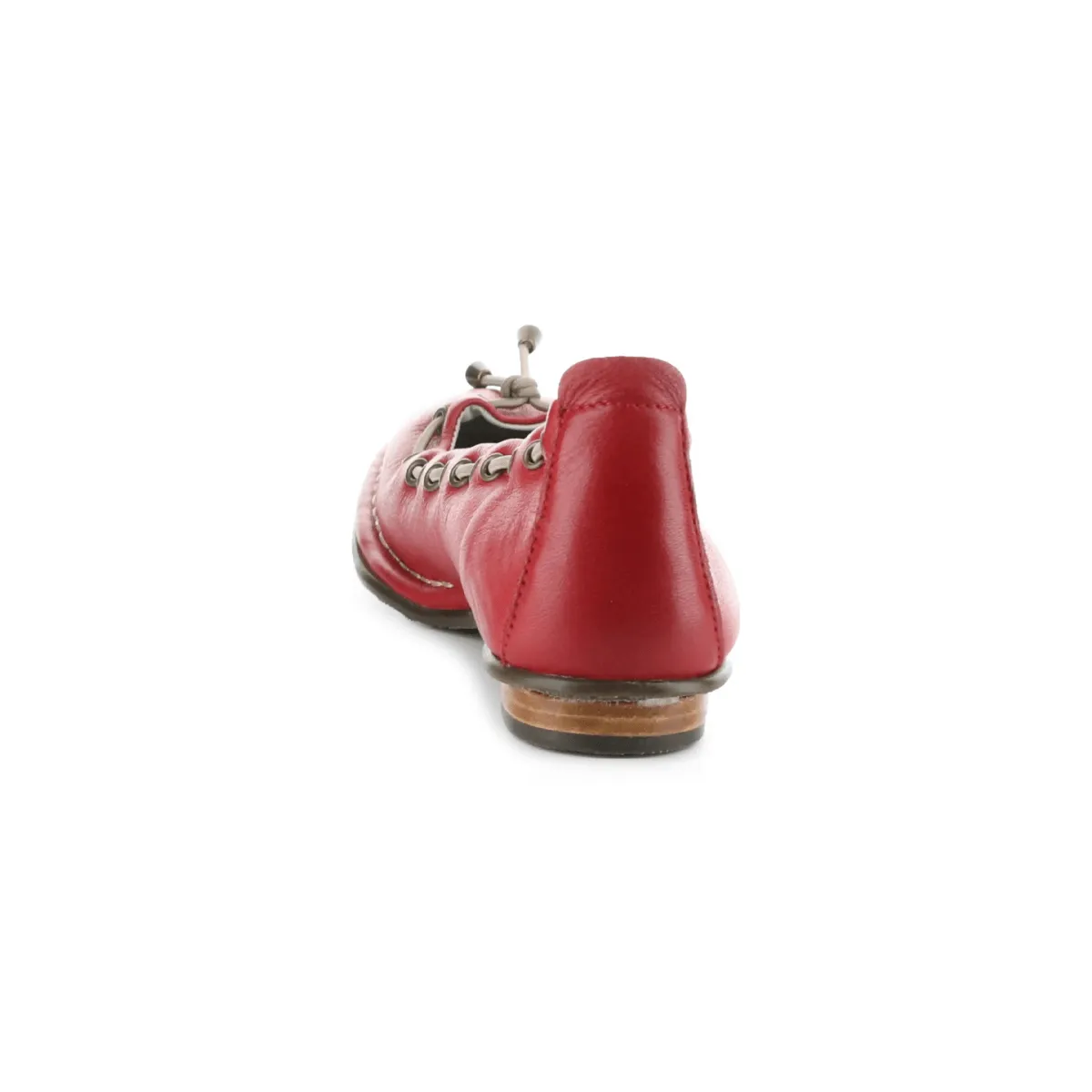 Fly London Women's BAPI264 Red Velvet Leather