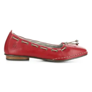 Fly London Women's BAPI264 Red Velvet Leather