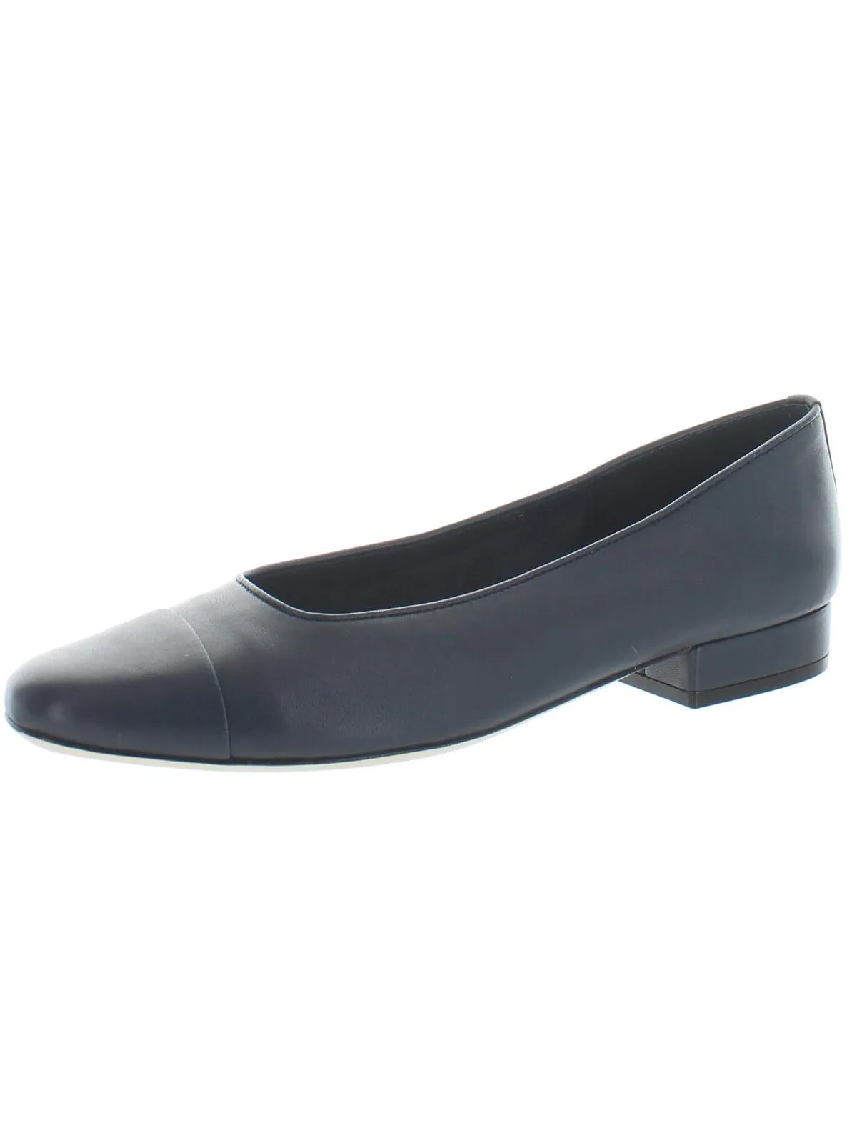 Frankie Womens Padded Insole Low Heel Dress Shoes
