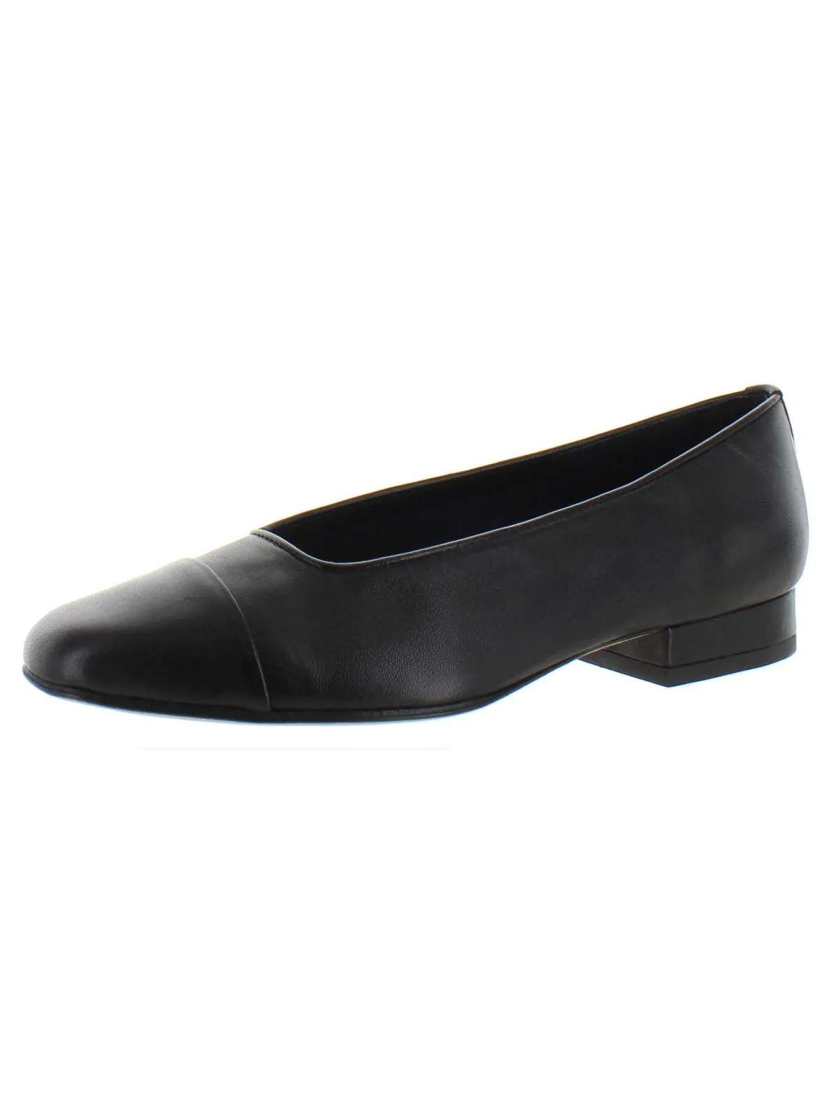 Frankie Womens Padded Insole Low Heel Dress Shoes