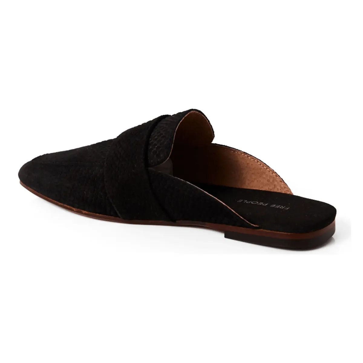 Free People Women's At Ease Black Suede