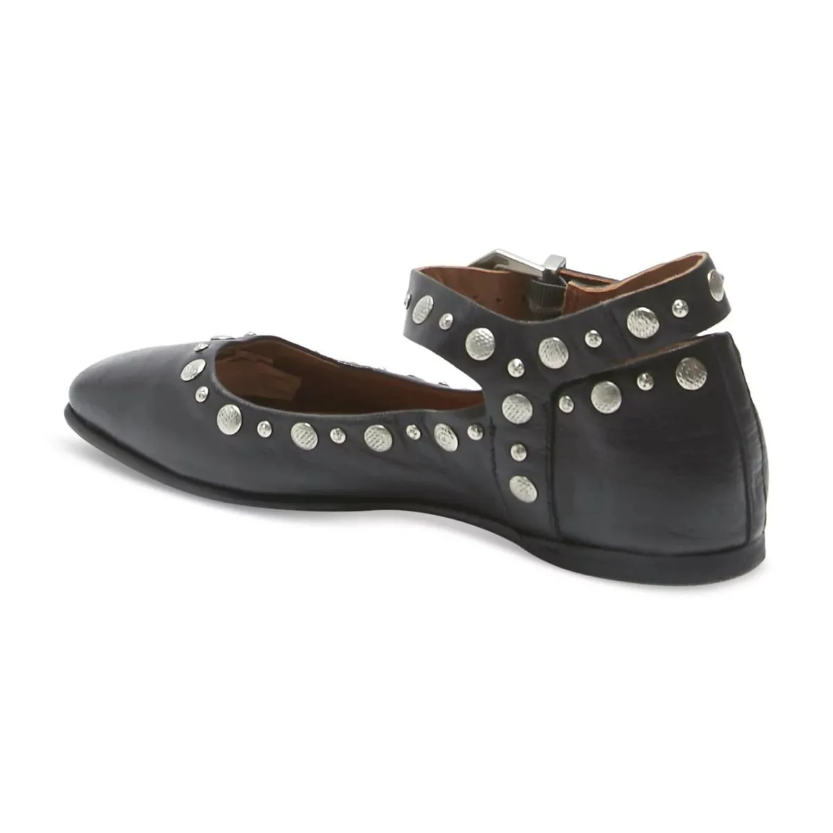 Free People Women's Mystic Mary Jane Flat Black