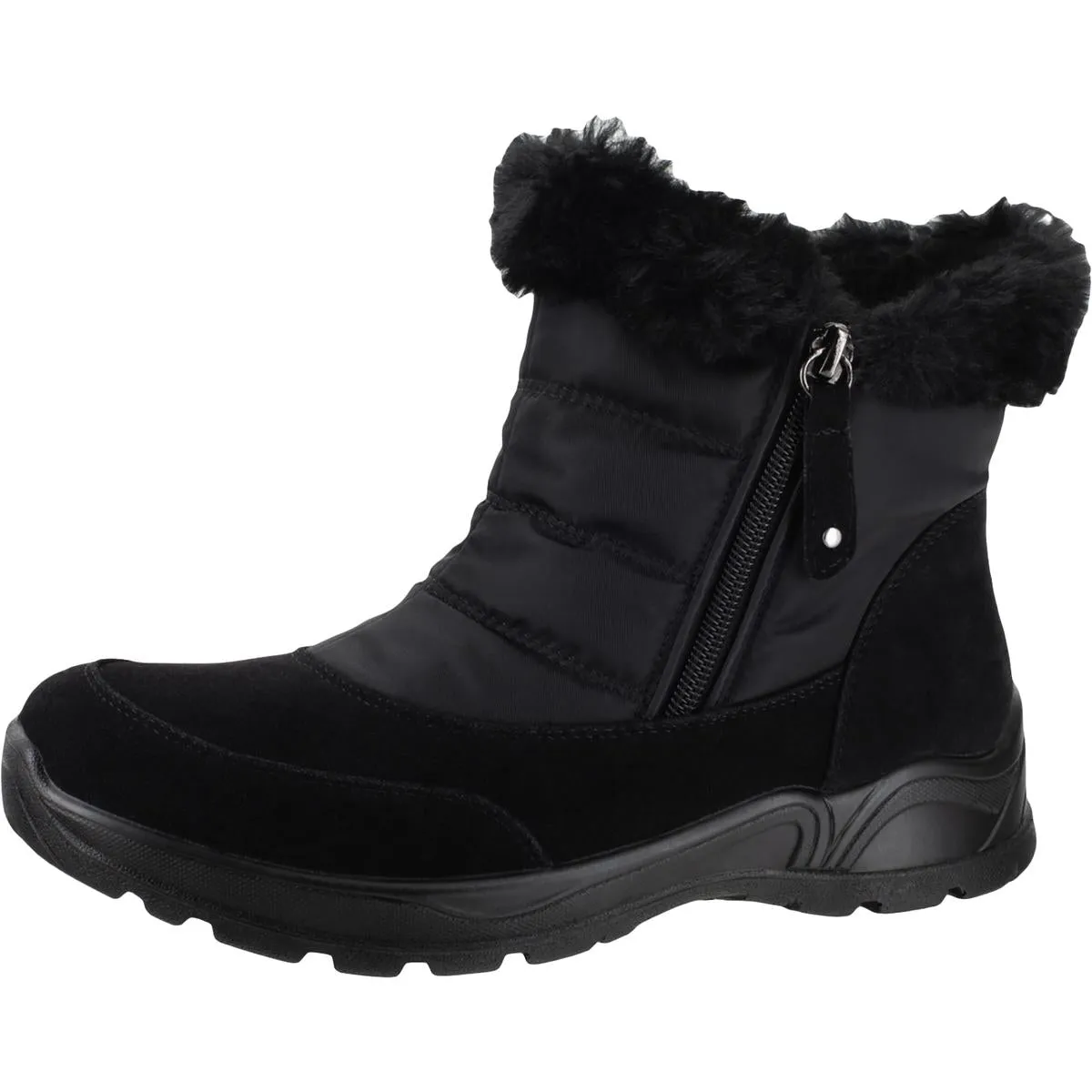 Frosty Womens Faux Suede Outdoor Snow Boots