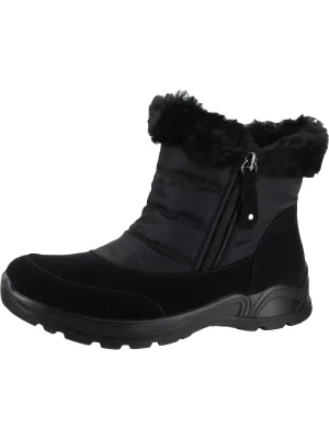 Frosty Womens Faux Suede Outdoor Snow Boots