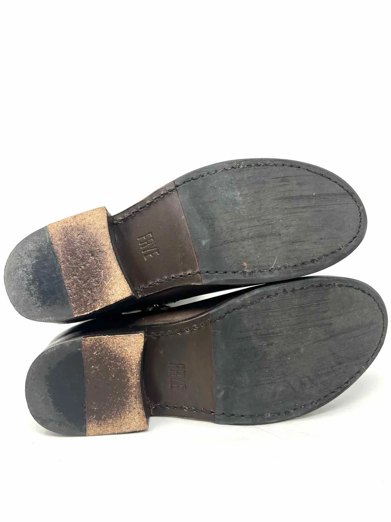 Frye Size 6.5 Brown Buckle(s) Leather Shoes Boots
