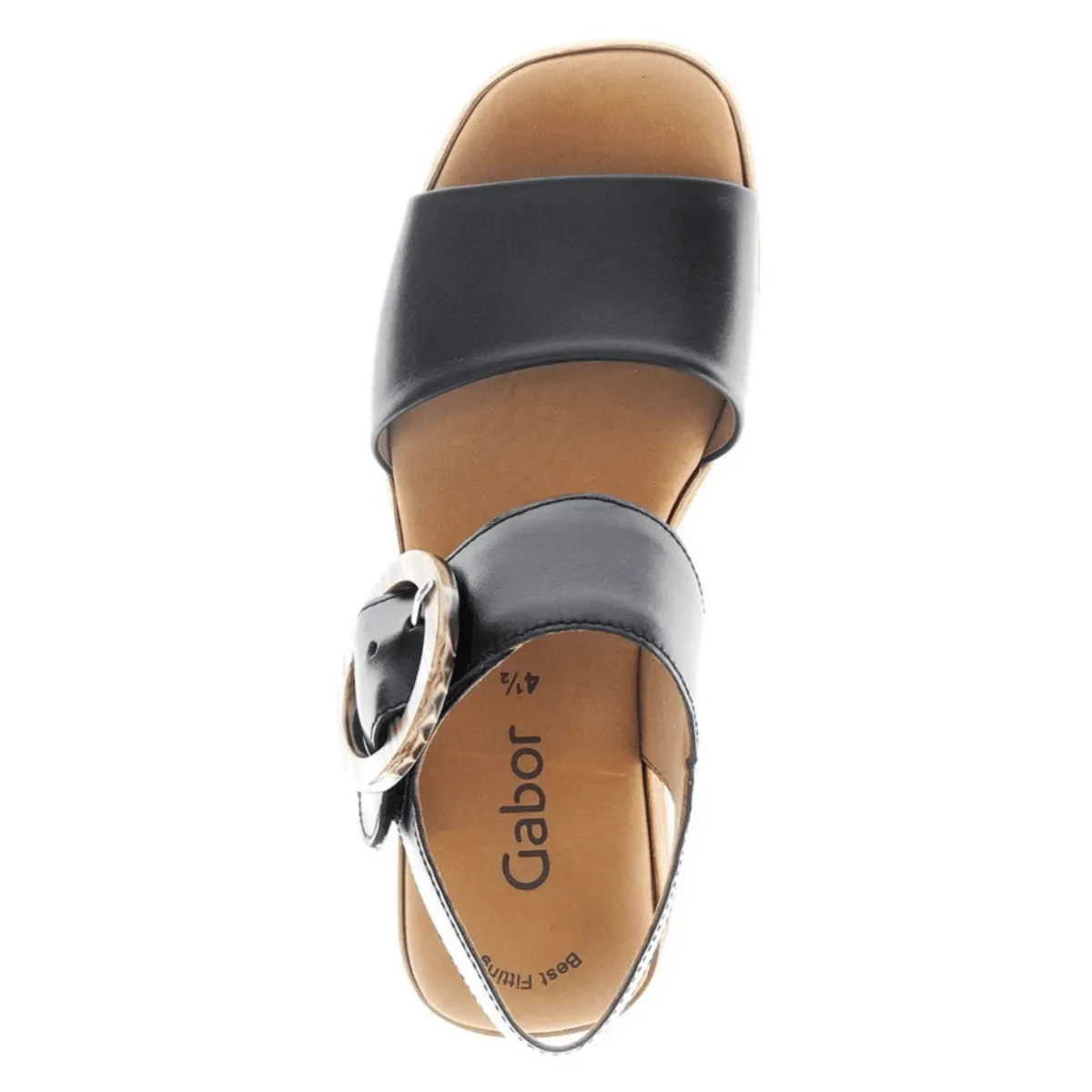 Gabor Women's 64.520.27 Black Nappa Leather