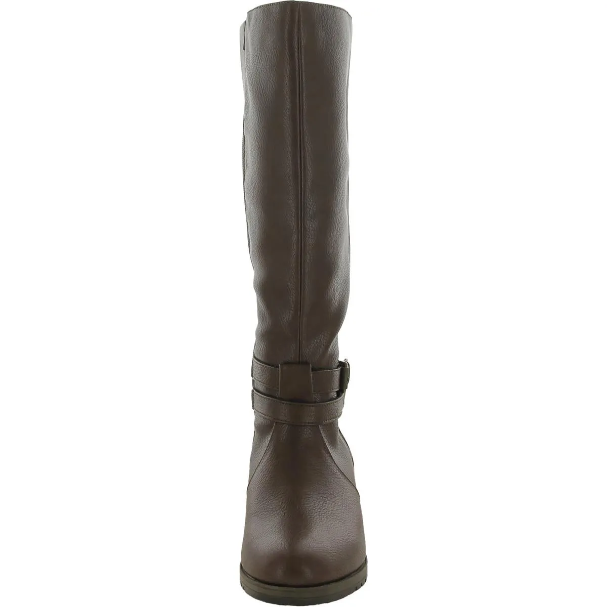 Garrison Womens Faux Leather Wide Calf Knee-High Boots
