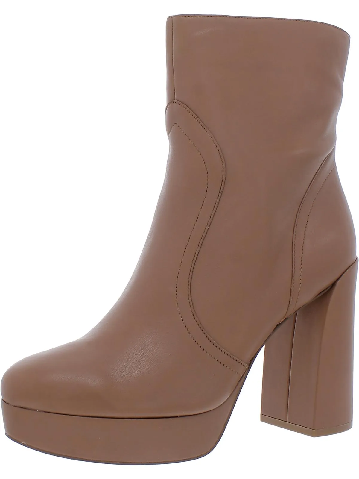 Gates Womens Zipper Block Heel Mid-Calf Boots