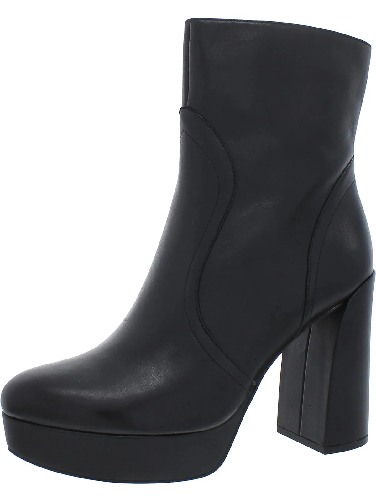 Gates Womens Zipper Block Heel Mid-Calf Boots