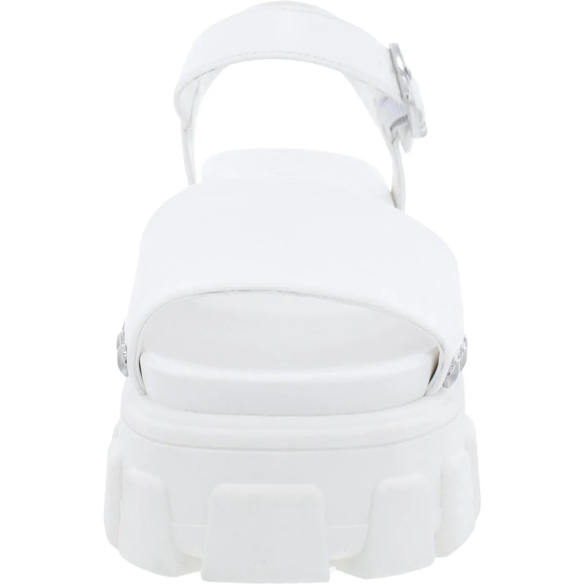 Genevieve Womens Ankle Strp Open Toe Wedge Sandals