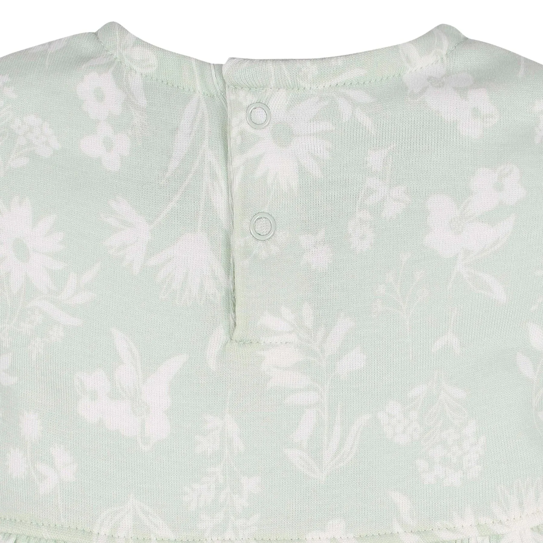 Gerber Baby Girl Cotton Dress – Floral Infant Dress with Pockets & Easy Snap Back - Sage Wildflower - 0-9m Babykids Gerber