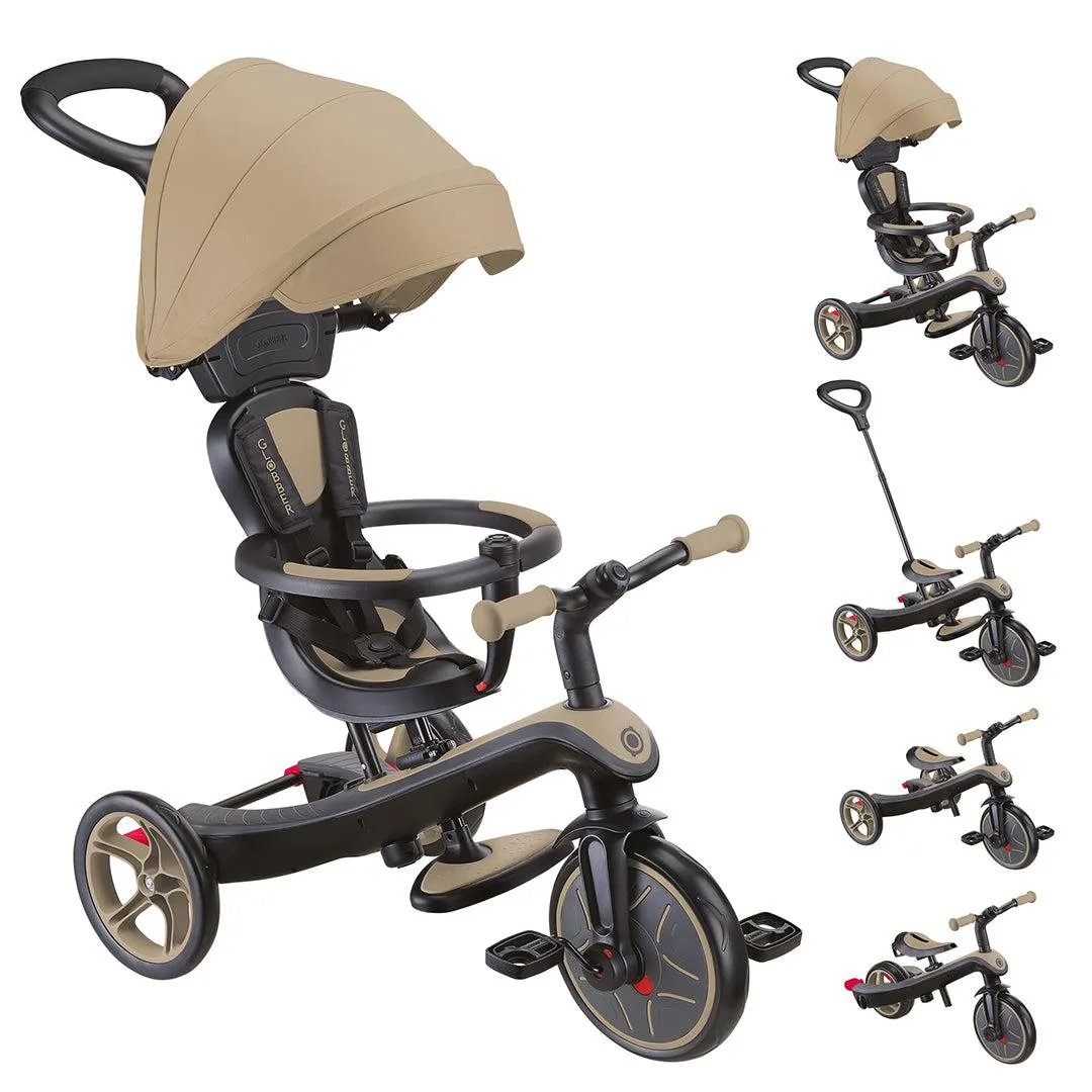 Globber Explorer 4 In 1 Trike - Sand