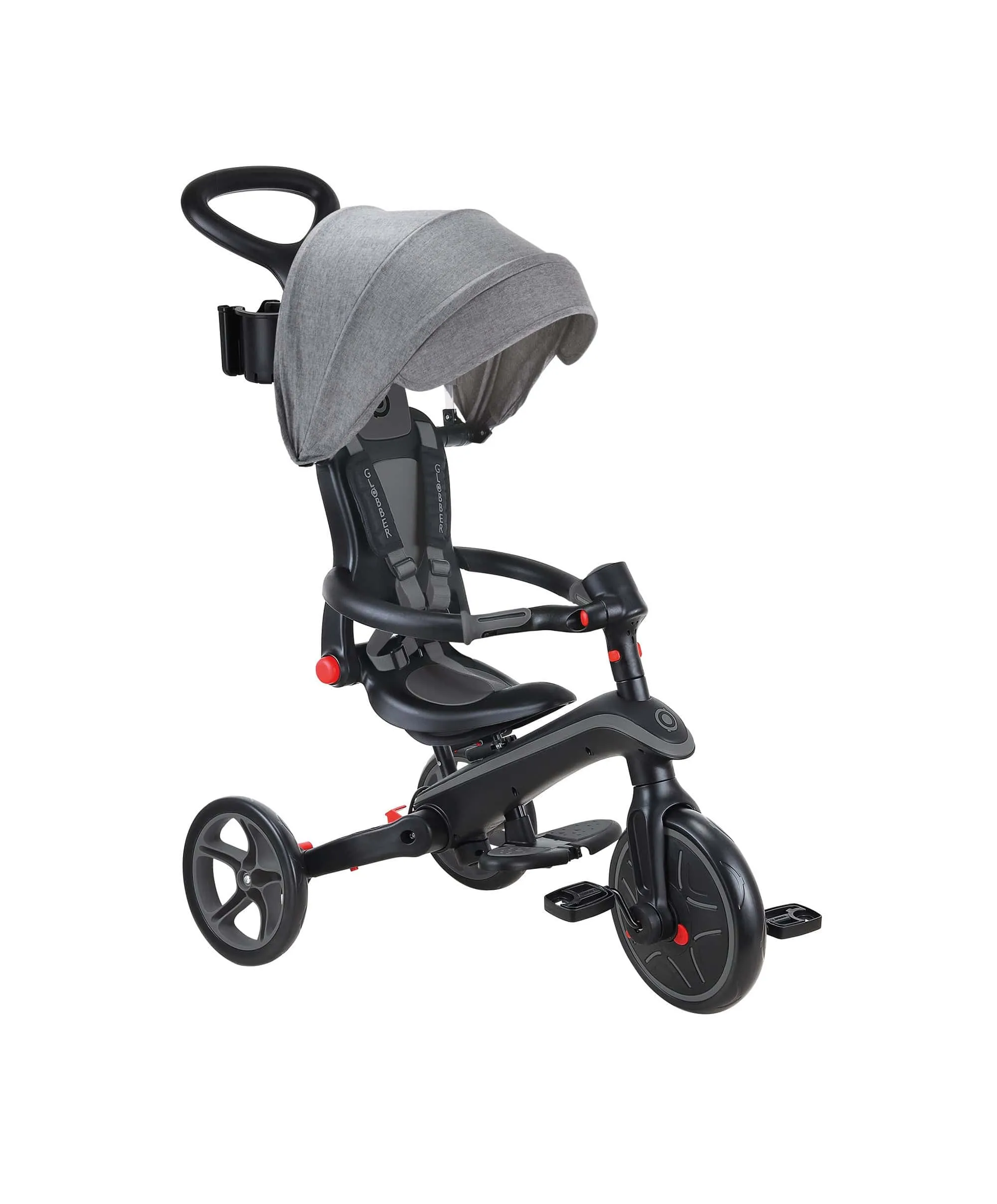 Globber Explorer Trike Foldable 4 in 1 - Black