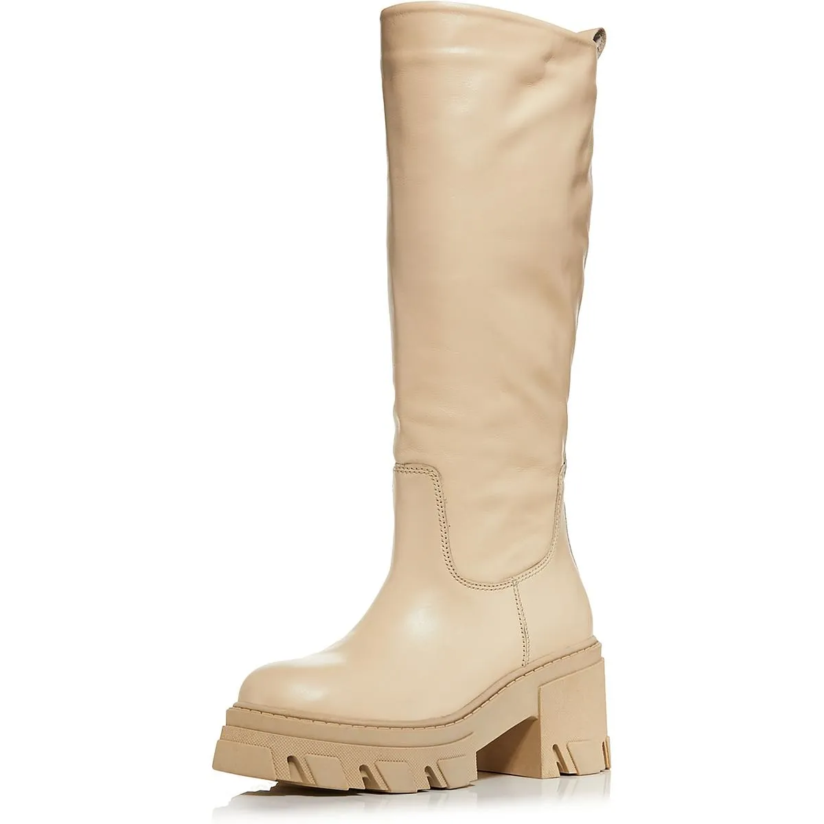 GOAL Womens Leather Pull On Knee-High Boots