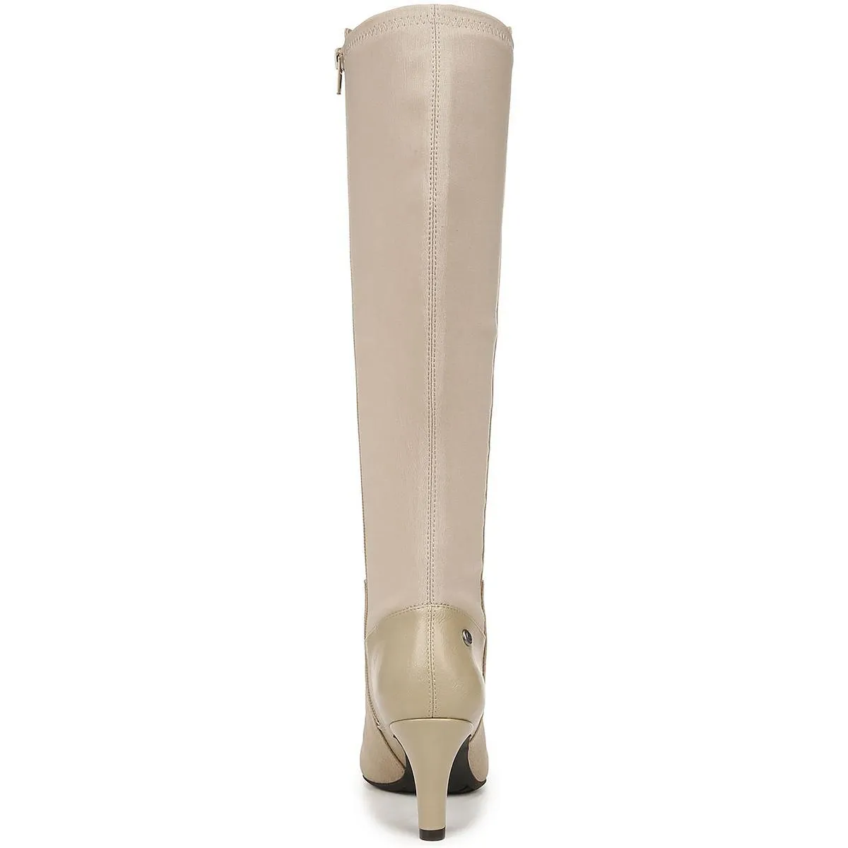 Gracie Womens Faux Suede Heels Knee-High Boots