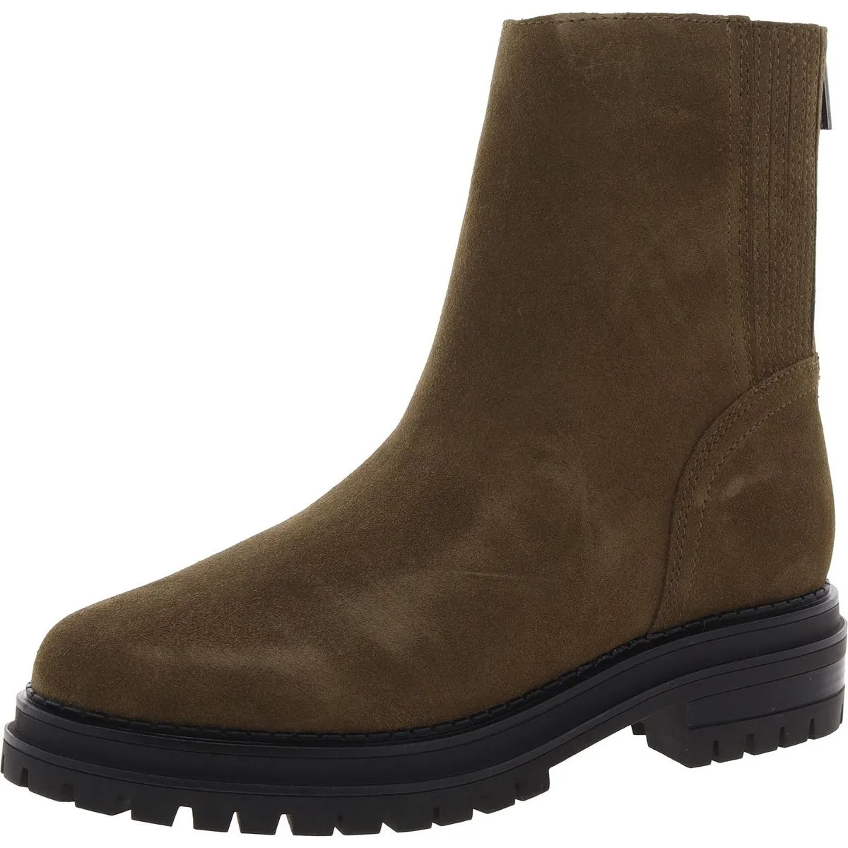 Greg Womens Suede Solid Mid-Calf Boots