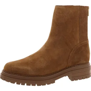 Greg Womens Suede Solid Mid-Calf Boots