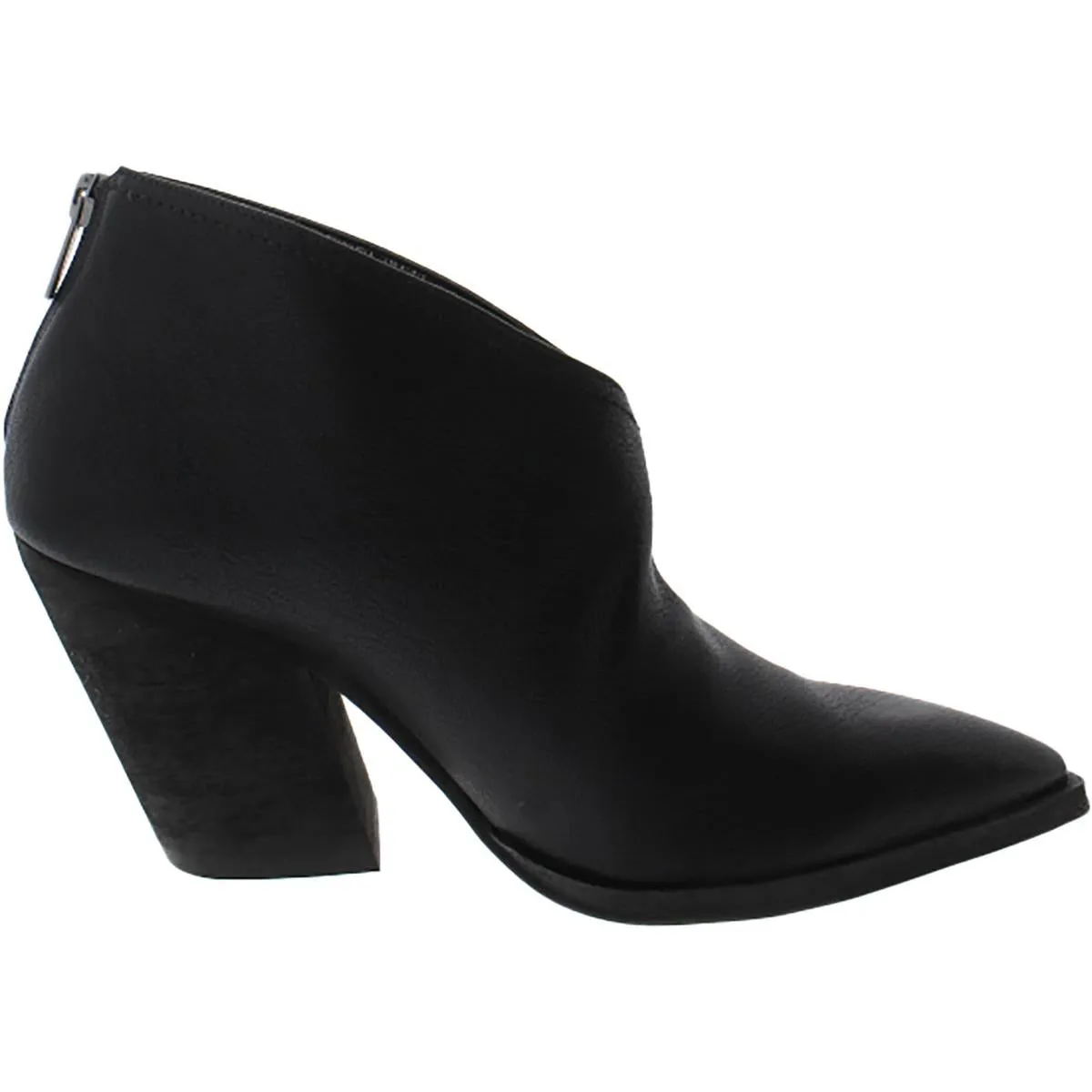 Grishell Womens Zipper Heels Booties