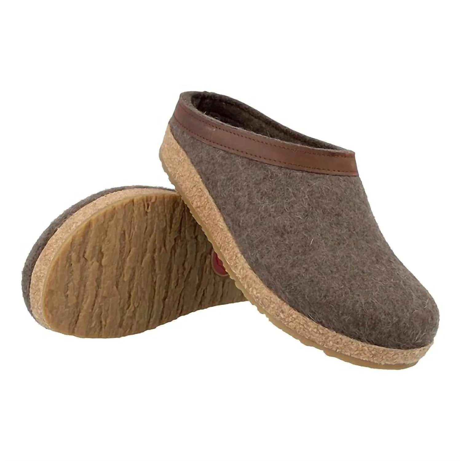 Grizzly Clog With Closed Heel In Smokey Brown
