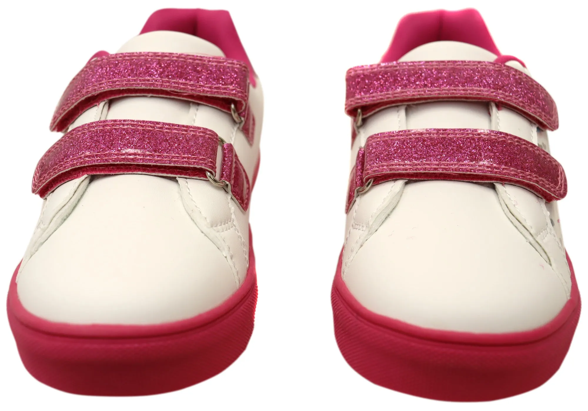 Grosby Glitz Kids Comfortable Adjustable Strap Girls Shoes Grosby Shoes