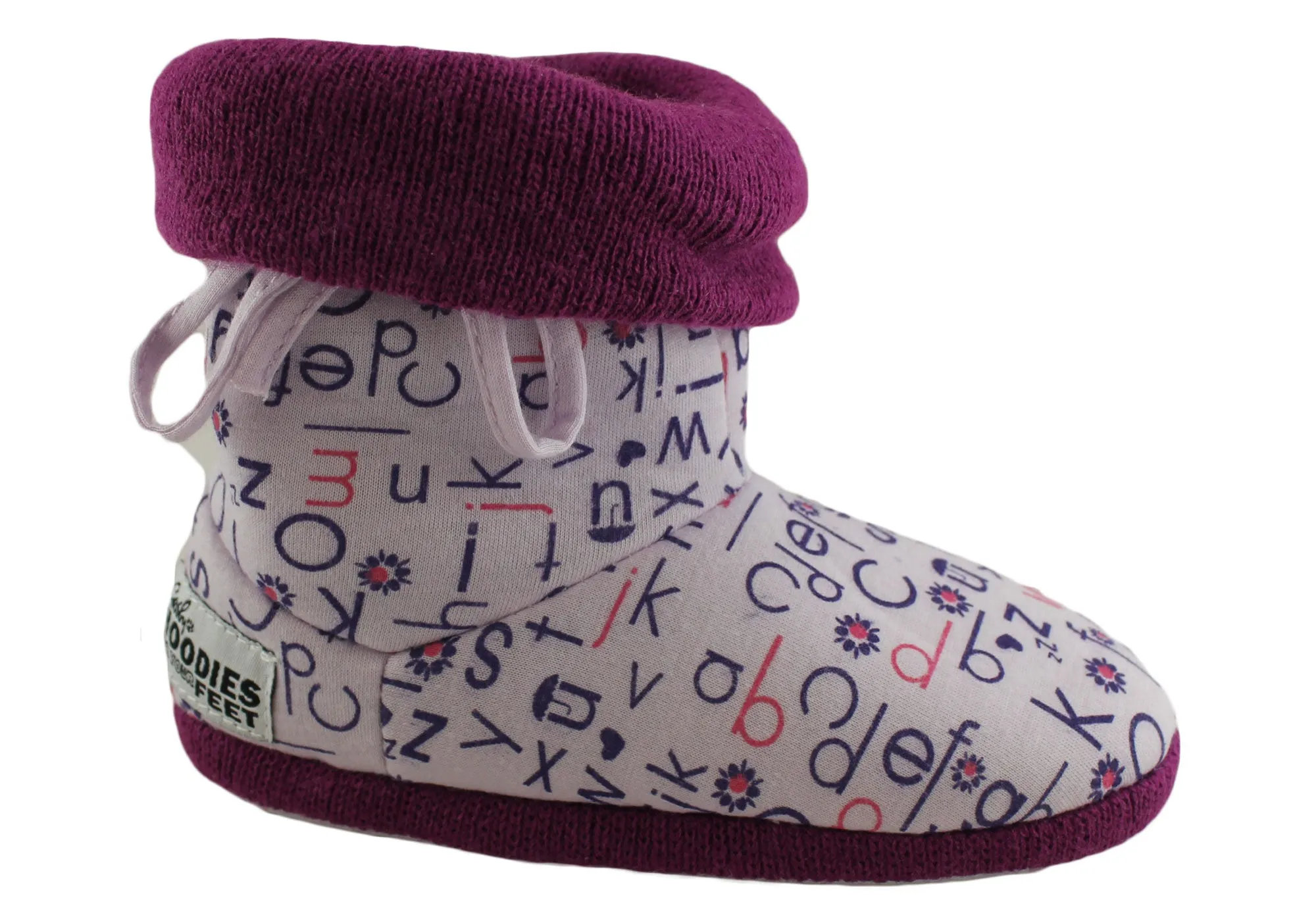 Grosby Hoodie Alpha Girl Kids Bootie Slippers Grosby Shoes