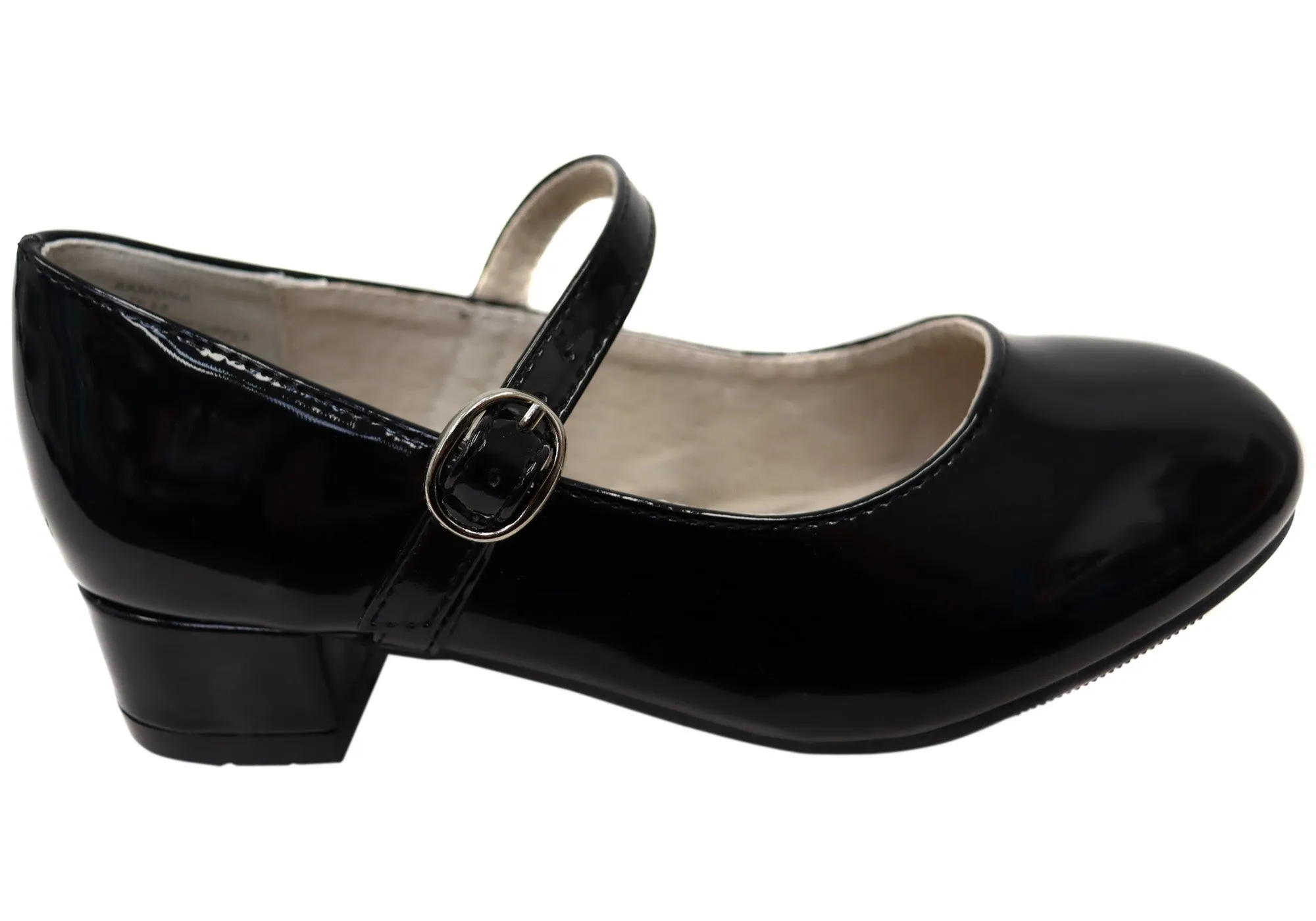 Grosby Ramona Girls Kids Mary Jane Formal Low Heel Dress Shoes Grosby Shoes