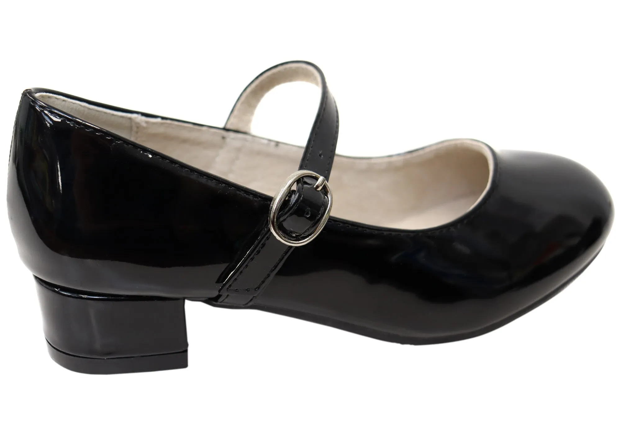 Grosby Ramona Girls Kids Mary Jane Formal Low Heel Dress Shoes Grosby Shoes