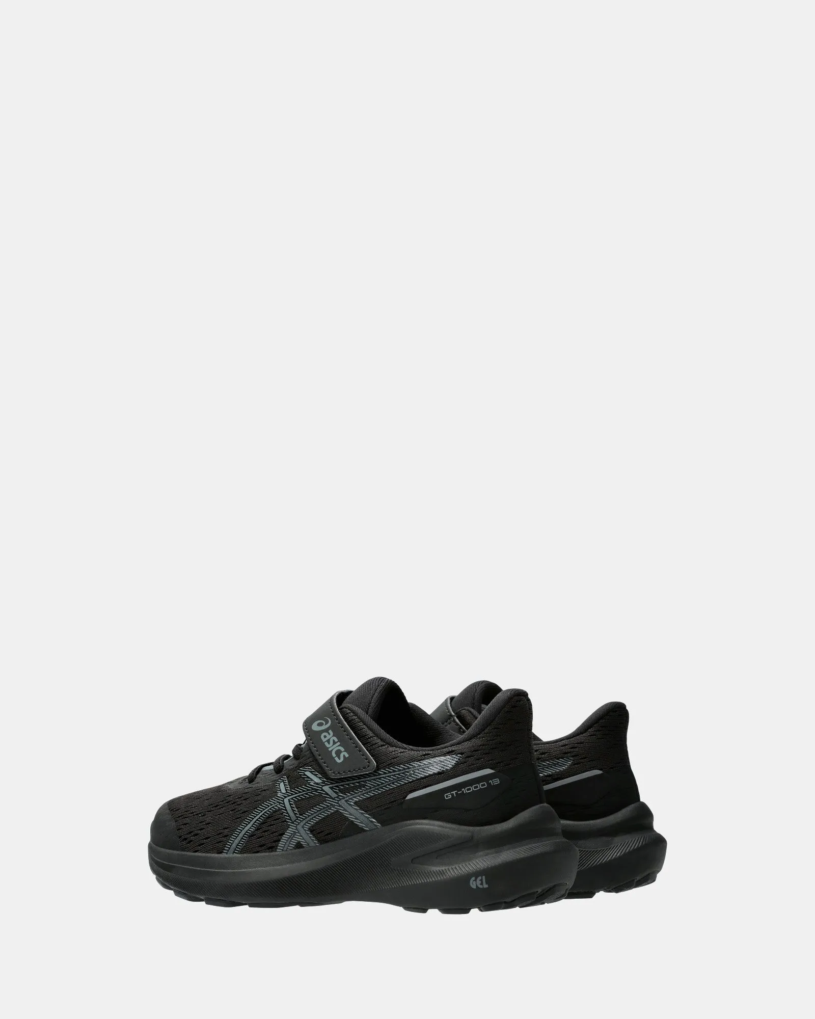 GT-1000 13 Black Grade School Black/Steel Grey Shoes_Asics