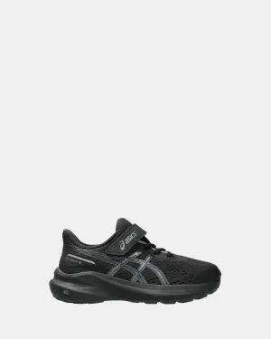 GT-1000 13 Black Grade School Black/Steel Grey Shoes_Asics