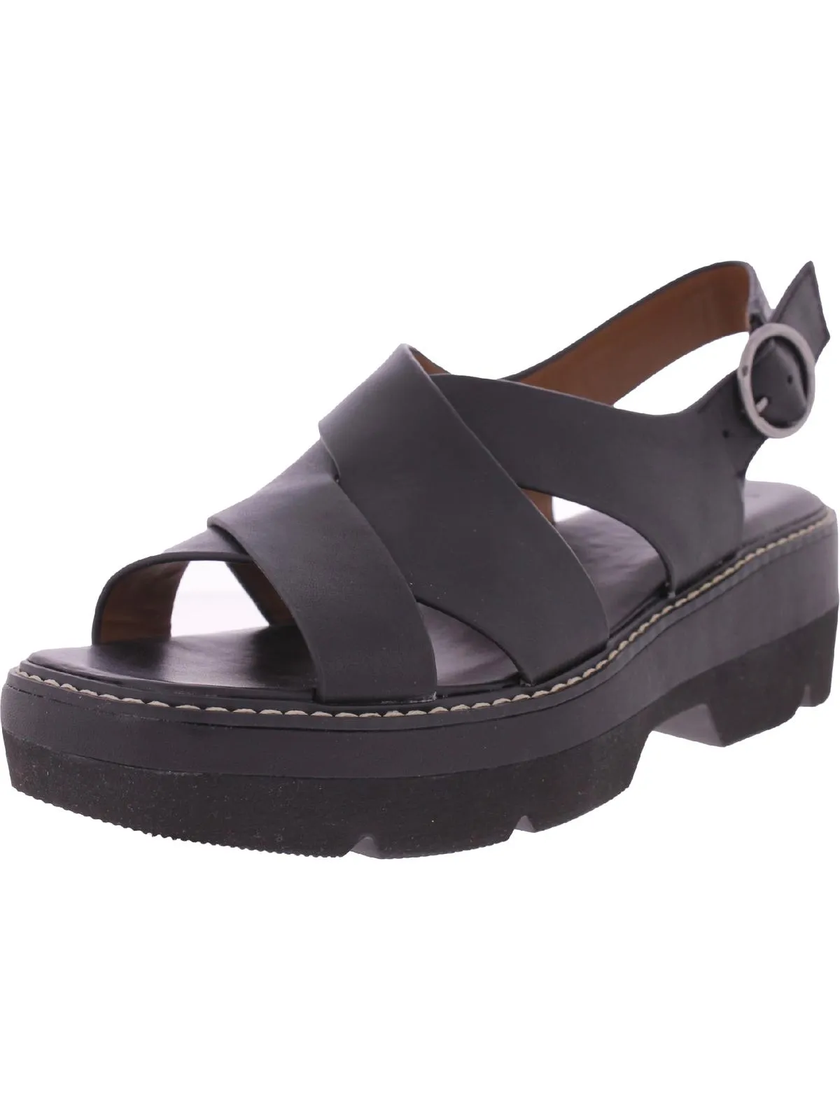 Halifax Womens Leather Slingback Sport Sandals
