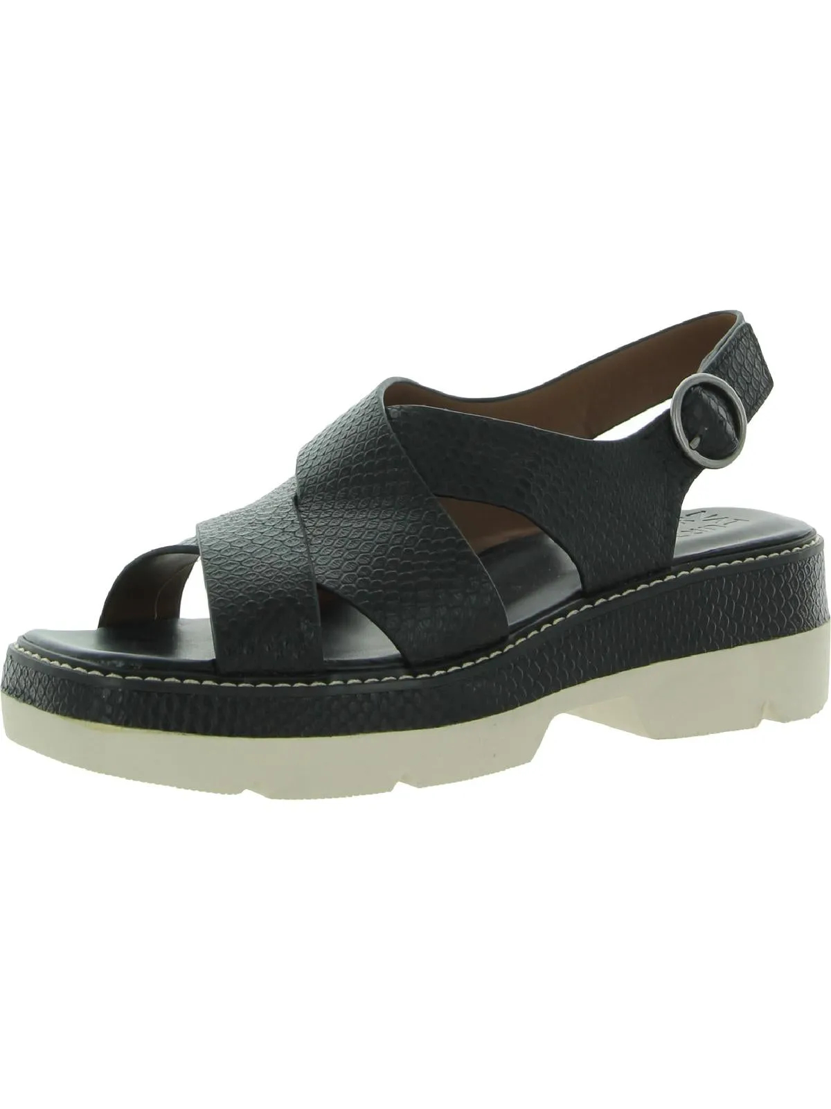 Halifax Womens Leather Slingback Sport Sandals
