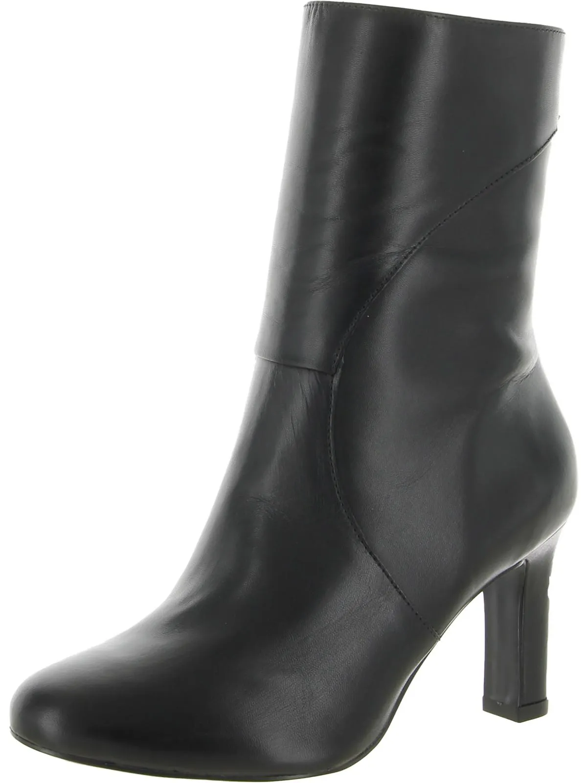 Harlene Womens Leather Almond Toe Ankle Boots