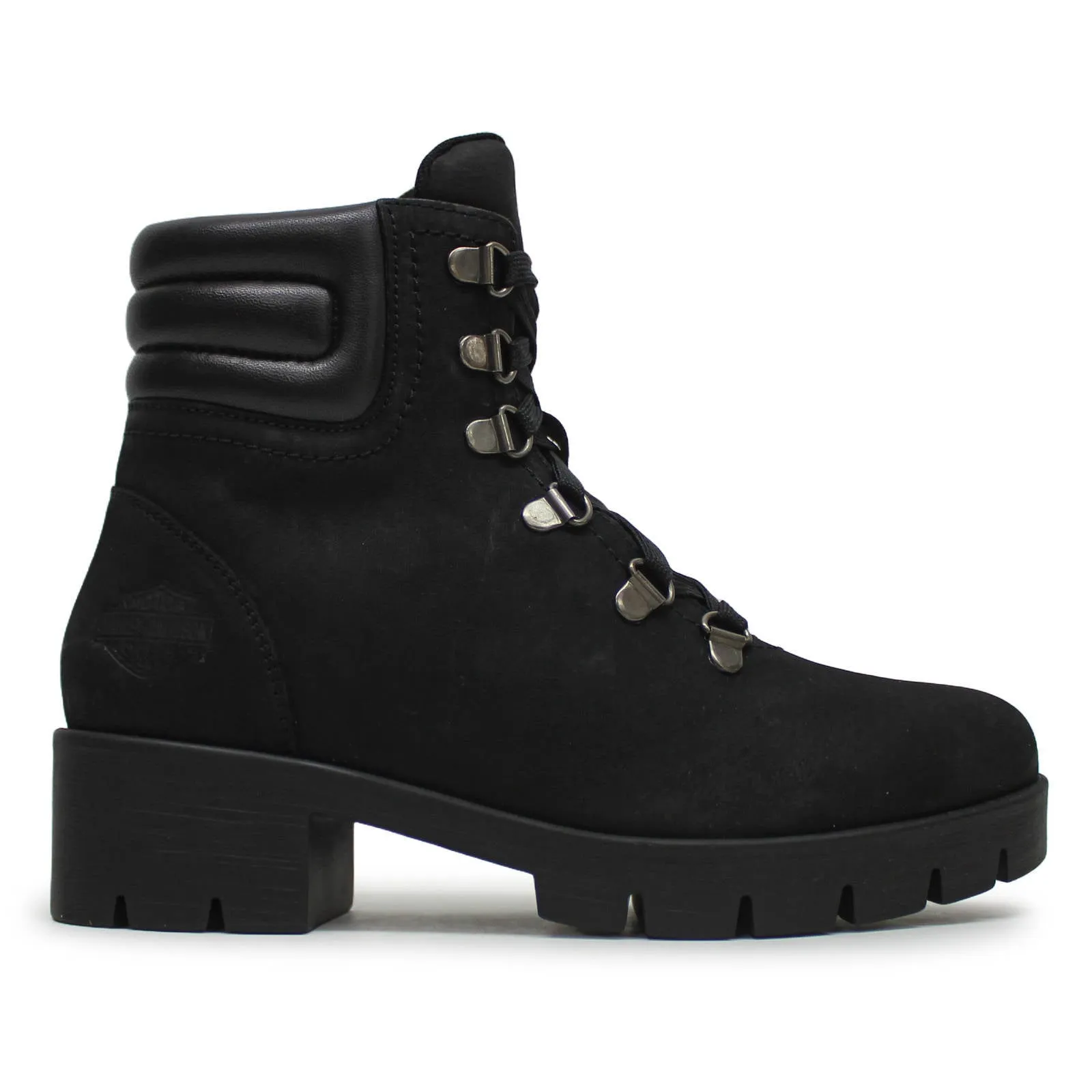 Harley Davidson Trawood Full Grain Leather Women's Ankle Boots