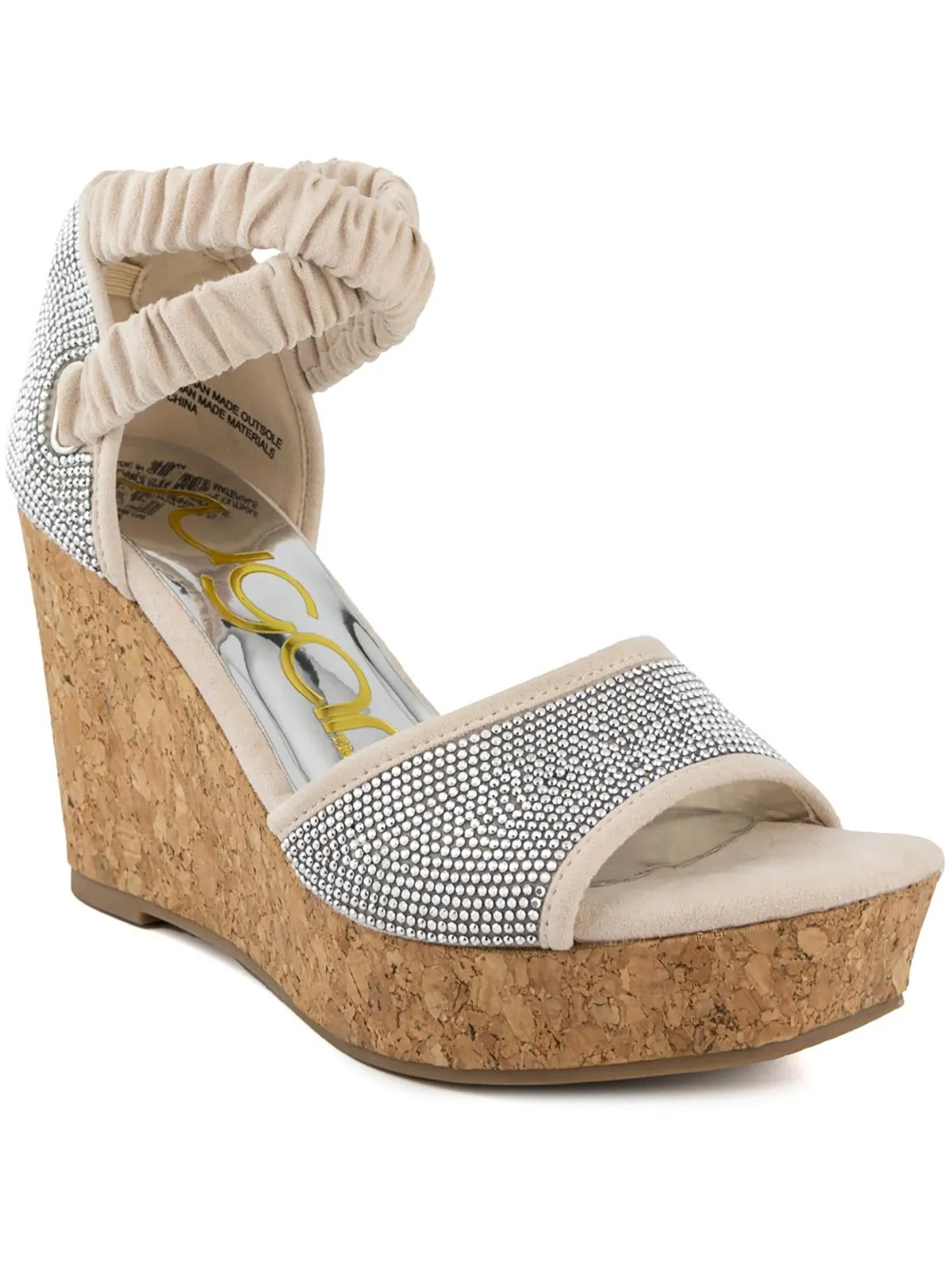 Harlow Womens Warm Lifestyle Wedge Sandals
