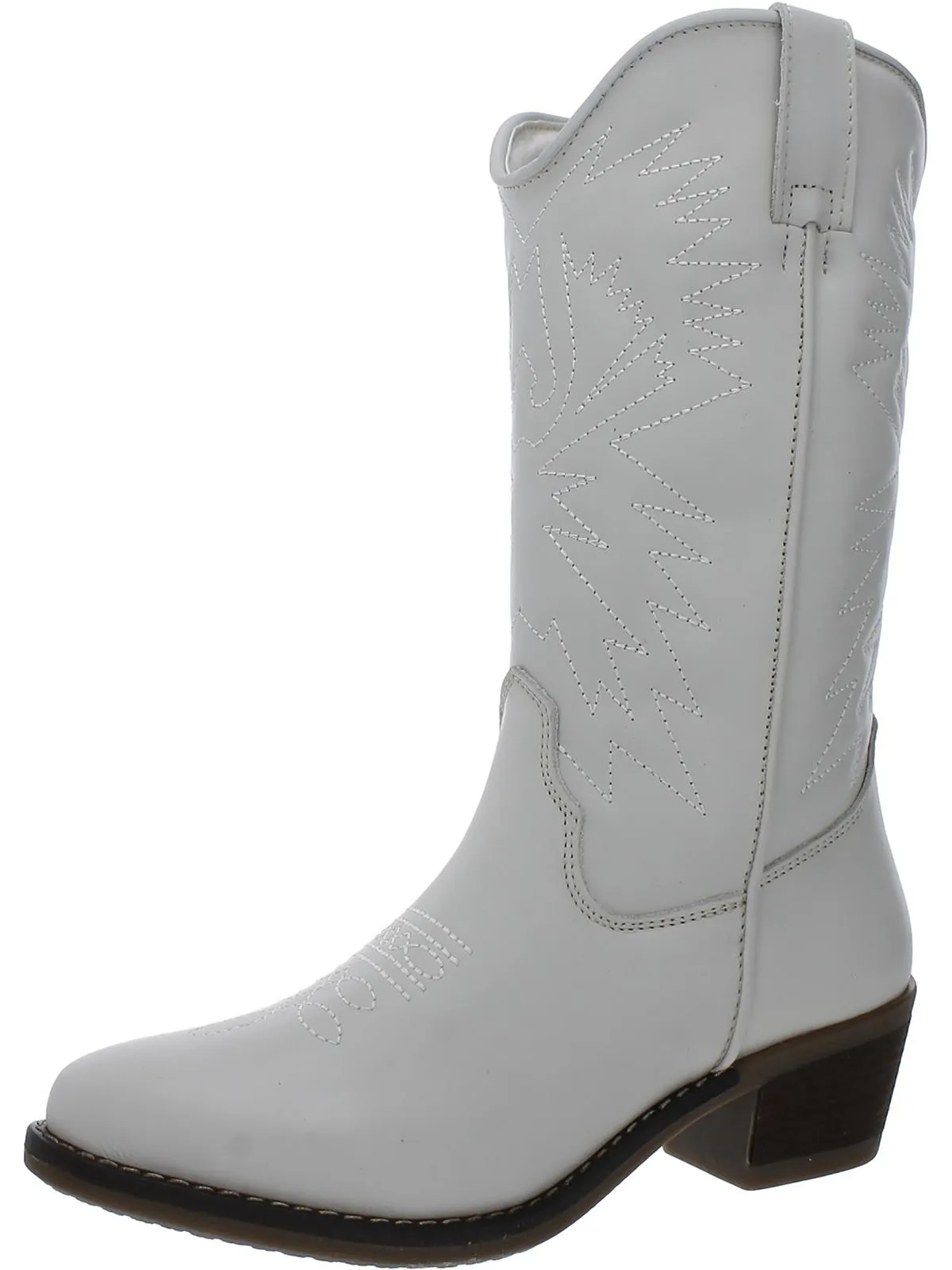 Hayward Womens Pull On Leather Cowboy, Western Boots