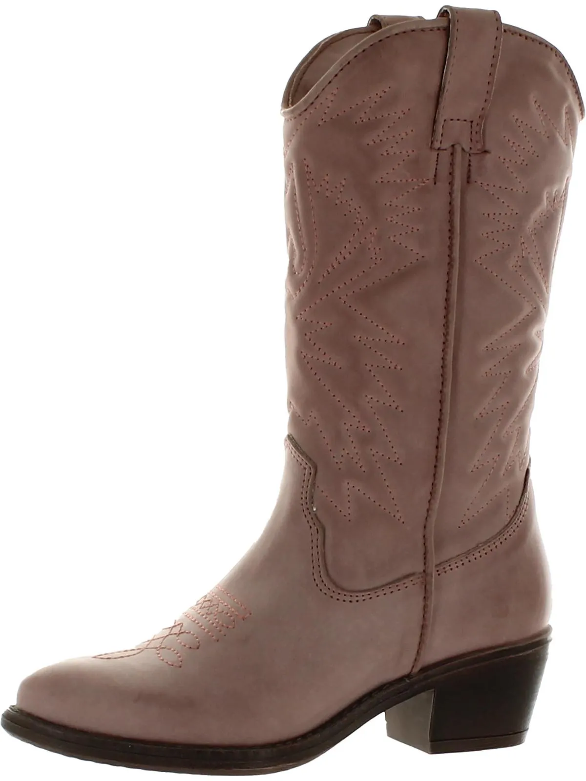 Hayward Womens Pull On Leather Cowboy, Western Boots