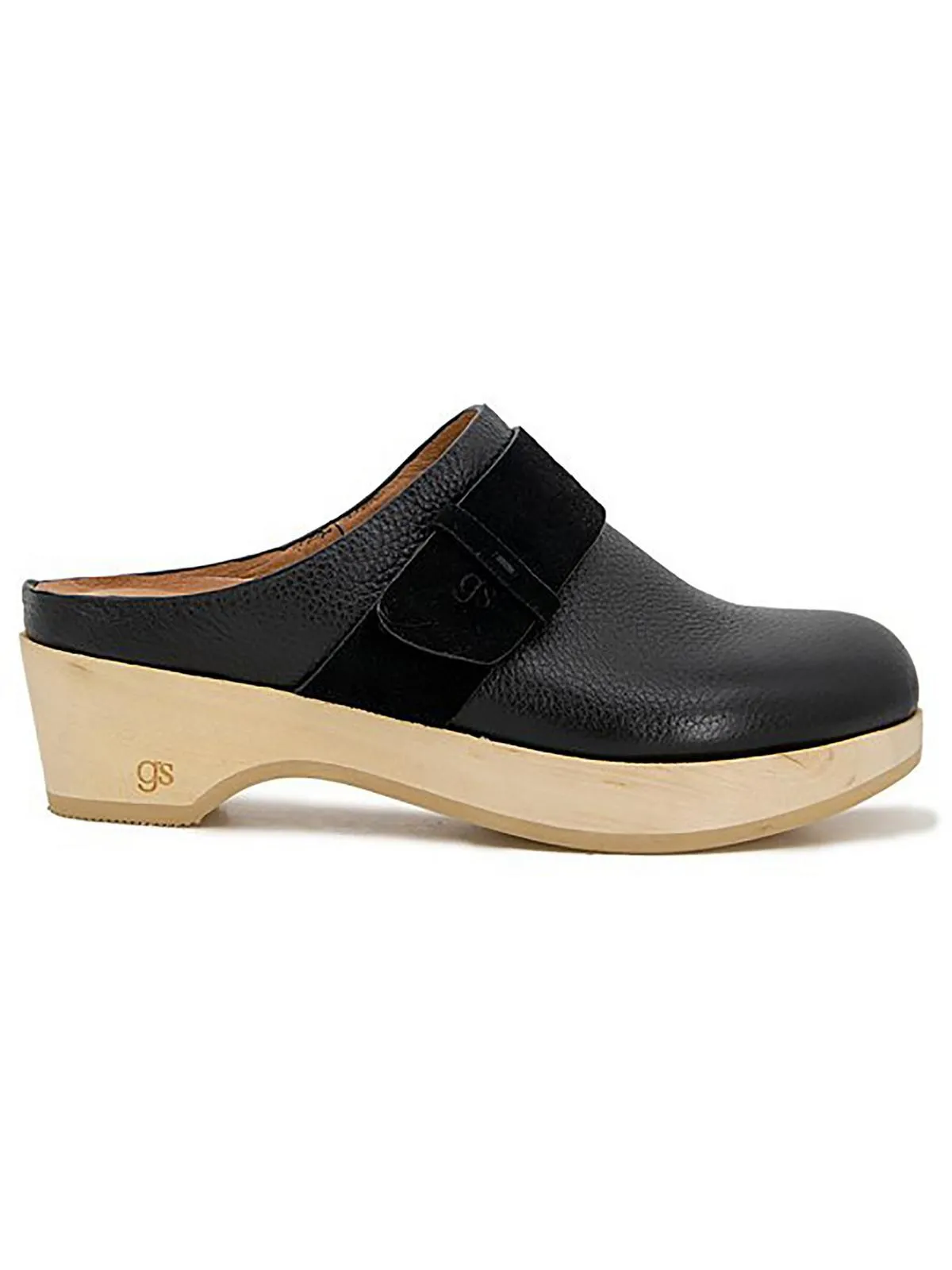 Henley Womens Leather Slip-On Clogs