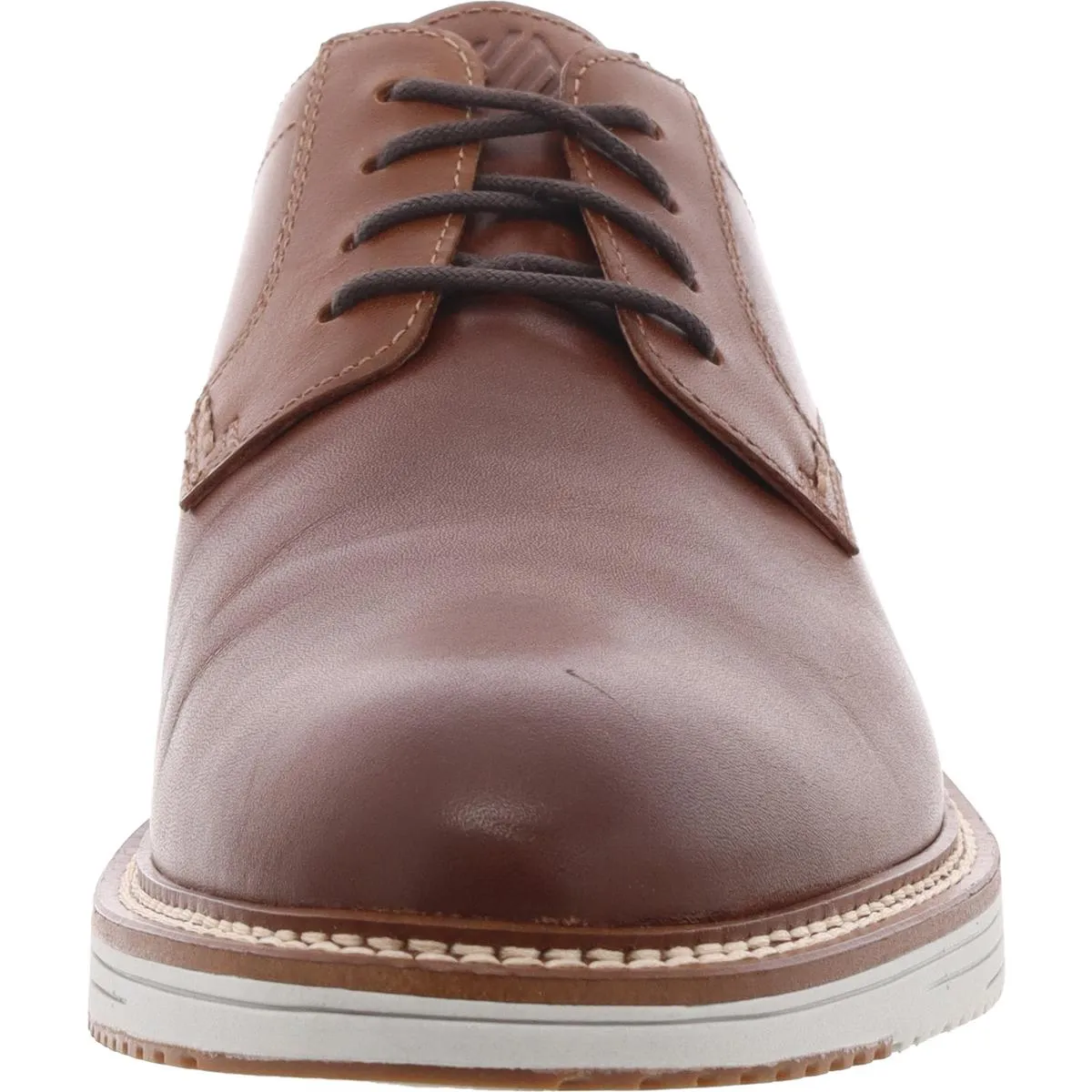 Hodges Mens Leather Lace-Up Derby Shoes