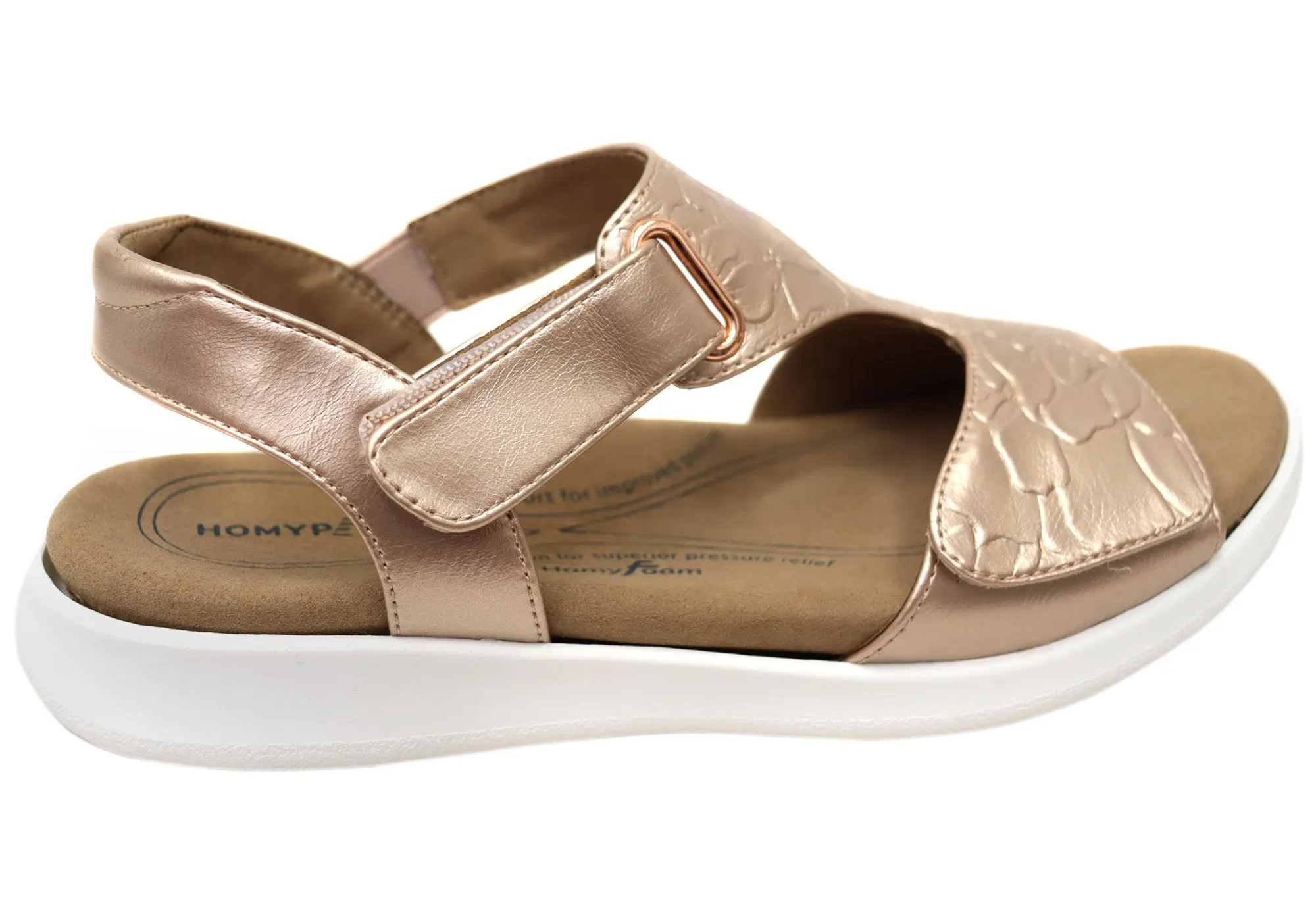 Homyped Erin Sandal Womens Supportive Comfortable Wide Fit Sandals Homyped Shoes